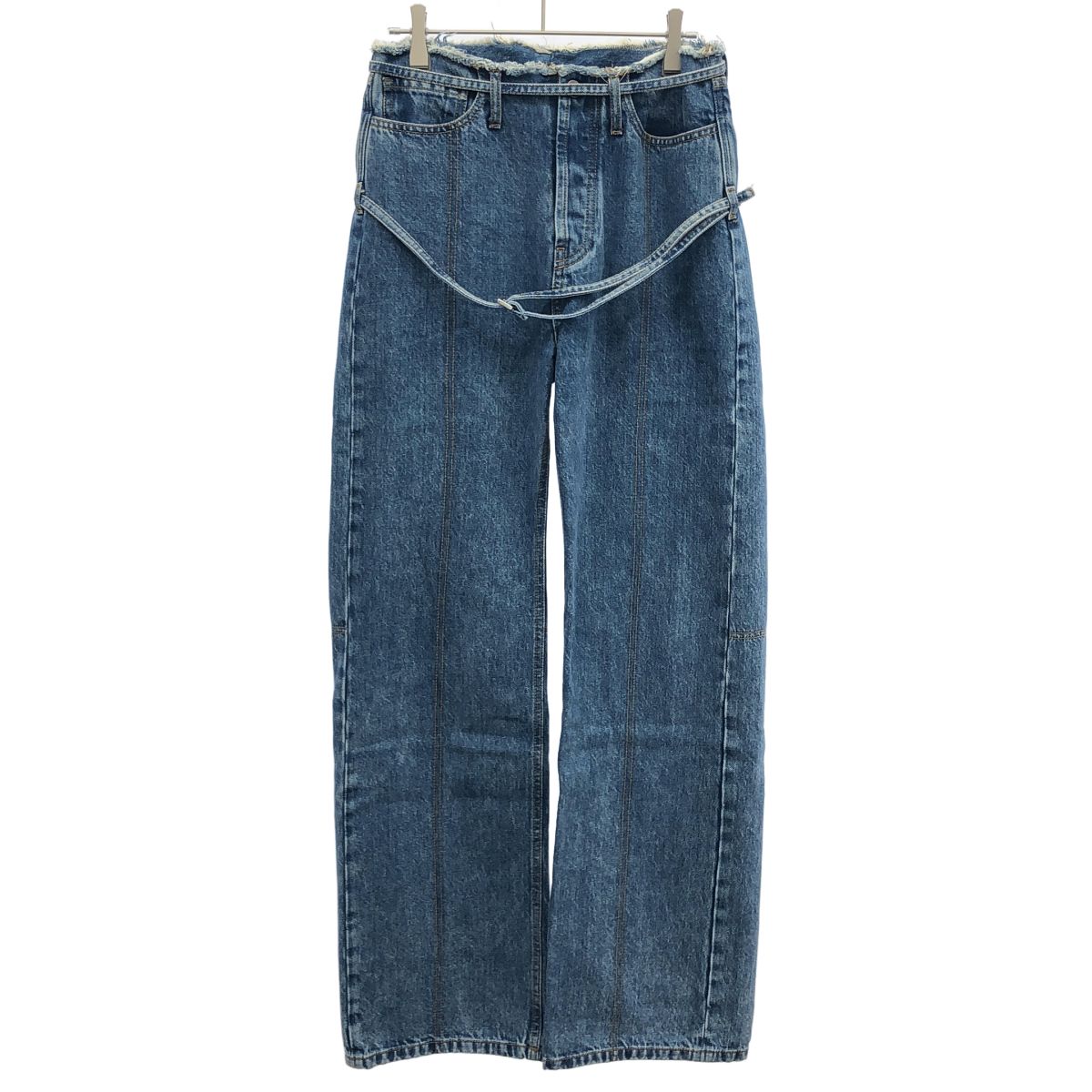 JACQUEMUS ジャックムス 23AW BELTED DENIM PA LE DE NIMES CARACO 