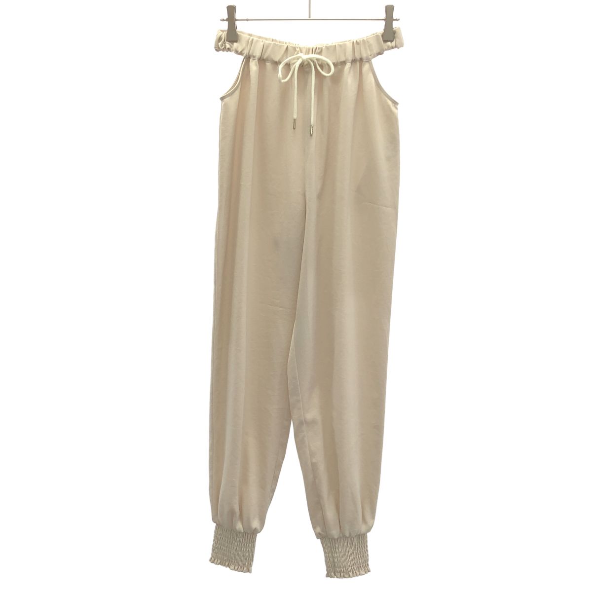Rosarymoon ロザリームーン side open jogger pants ジョガーパンツ 22RS-1814 アイボリー F
