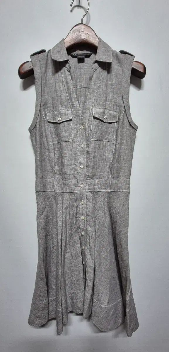 アルマーニ正規品 ARMANI EXCHANGE アルマーニ エクスチェンジ リネン シャツ ONE PIECE XS