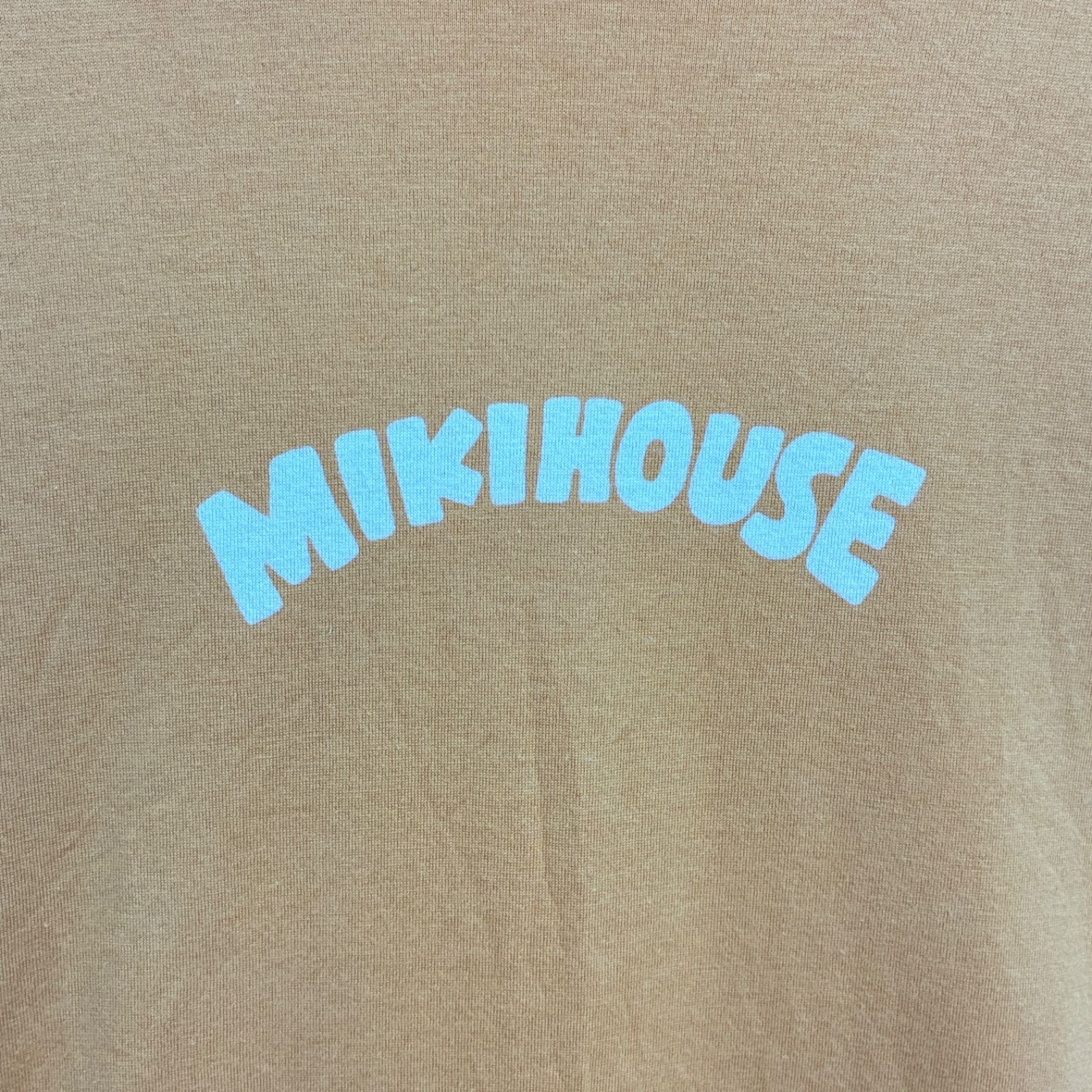 90s MIKIHOUSE ミキハウス Tシャツ ロゴ オレンジ オールド 日本製 