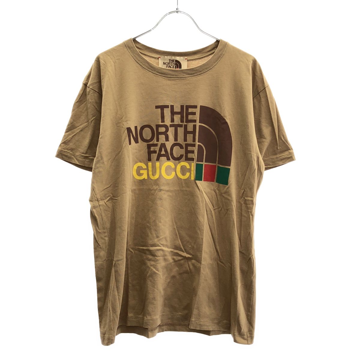 GUCCI×THE NORTH FACE グッチ ノースフェイス ロゴプリントTシャツ 