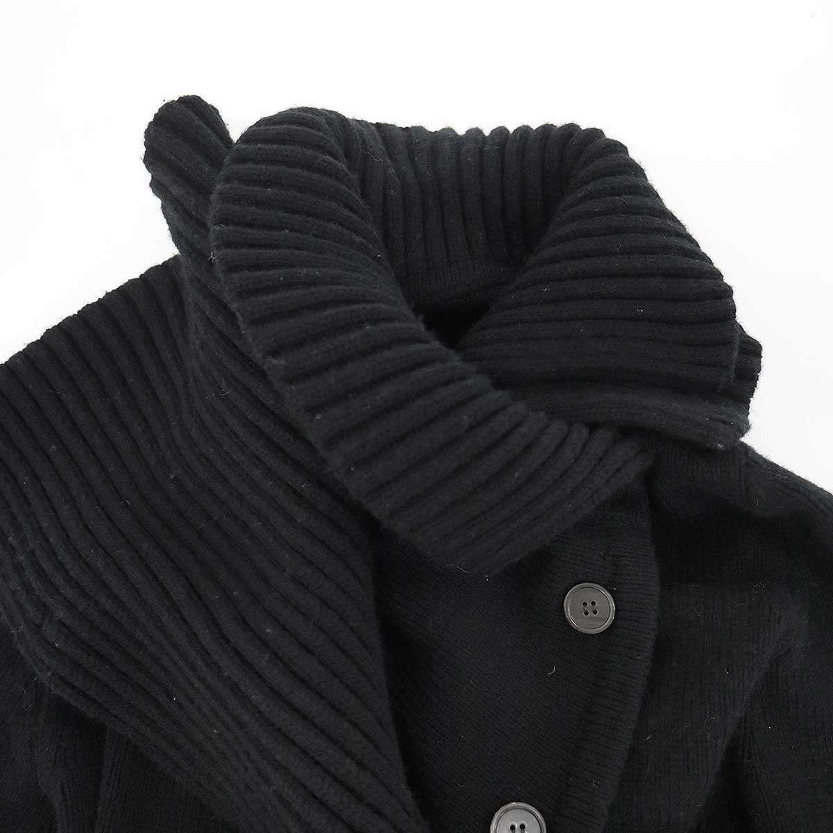 ANN DEMEULEMEESTER アンドゥムルメステール ウールダブルカラーニット 