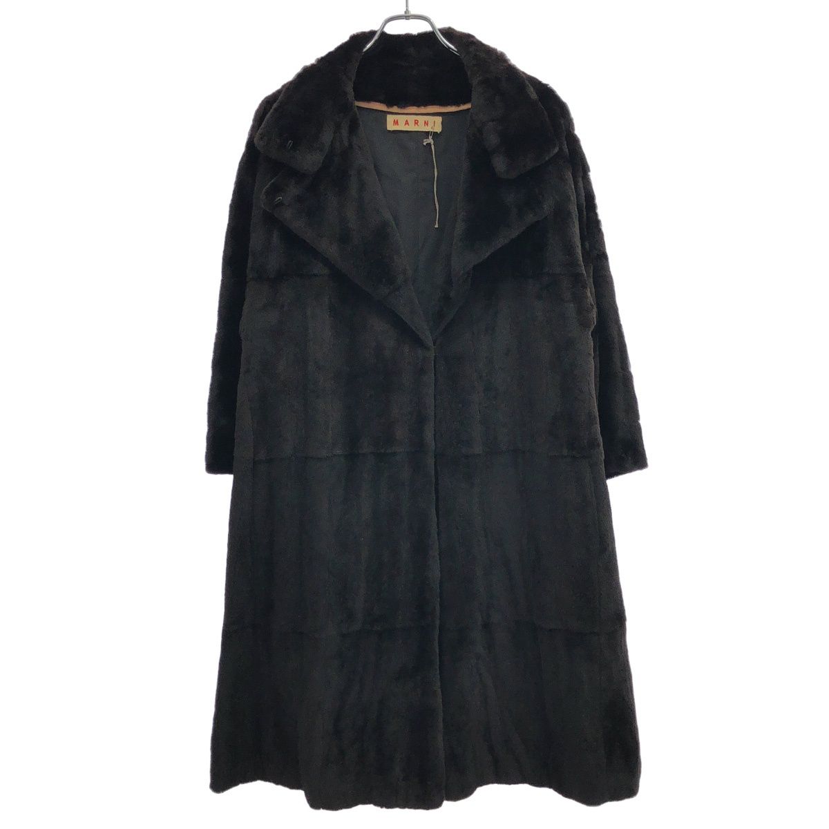 MARNI マルニ 2000's ファーロングコート ブラック系 42