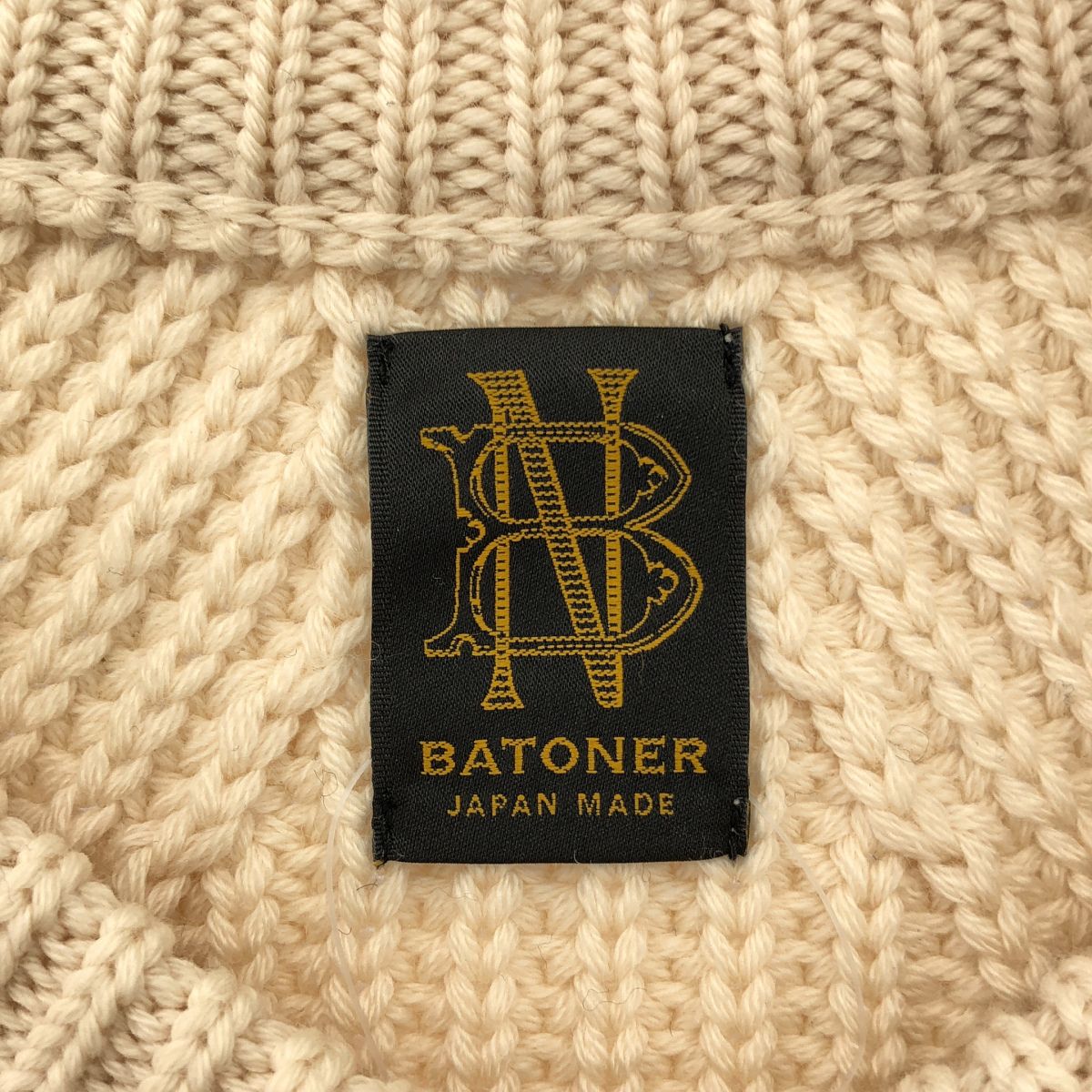 BATONER バトナー SIGNATURE CREW NECK シグネイチャークルーネック