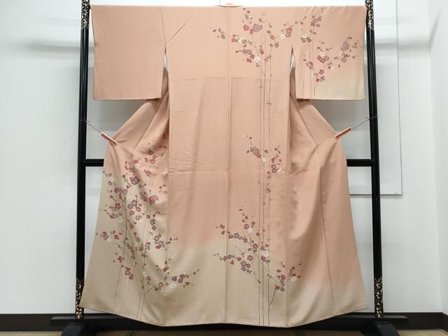 ☆平和島様☆専用出品商品です！ 平和屋着物＊夏物 訪問着 絽 扇面花文 暈し染め 正絹 逸品 AABA6846st