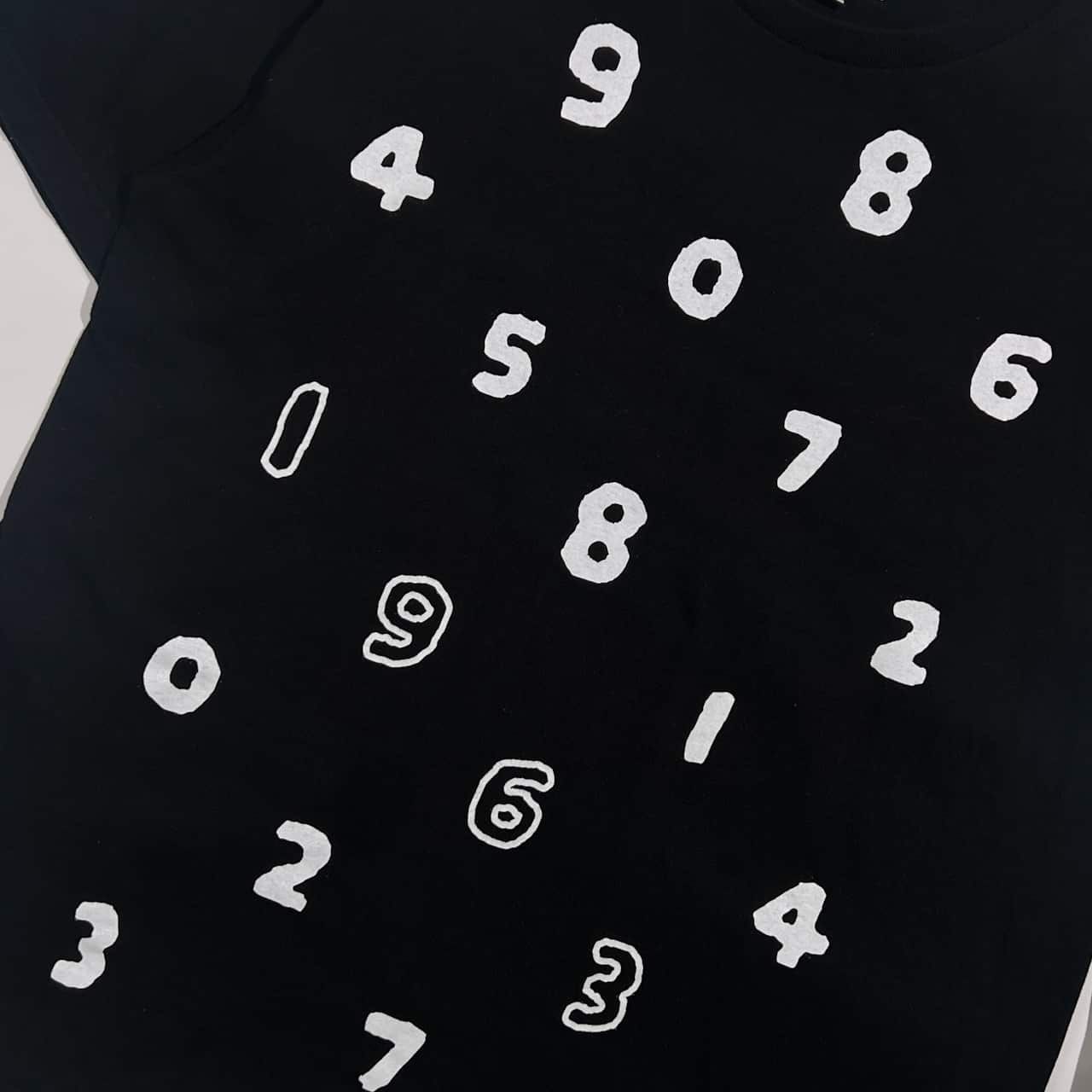 SOU SOU ソウソウ 数字柄 総柄 半袖 Tシャツ L/ブラック系 メンズ 和 