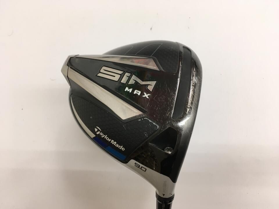 テーラーメイド　SIM MAX　9度　TENSEI BLUE TM50　Sフレックス　ドライバー　中古　ゴルフドゥ！水戸店【最短即日発送】