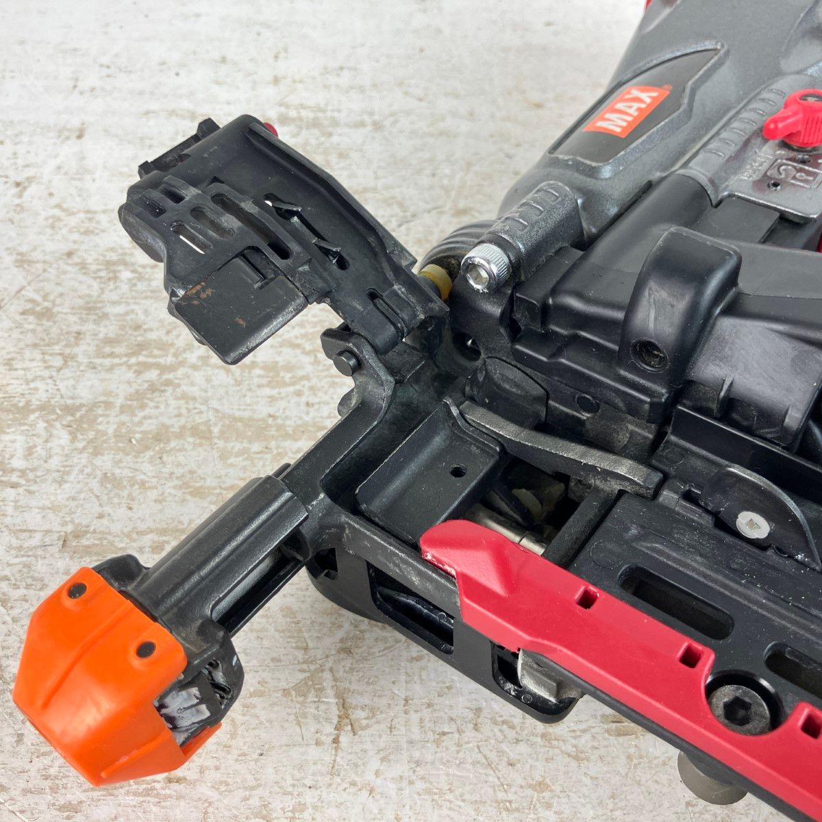 MAX マックス 32mm 高圧 ターボドライバ ねじ打機 HV-R32G1 レッド