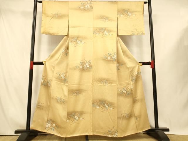 平和屋着物□江戸小紋 草花文 暈し染め 正絹 逸品 AABI5958fw - メルカリ