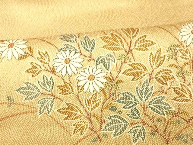 平和屋着物□江戸小紋 草花文 暈し染め 正絹 逸品 AABI5958fw - メルカリ