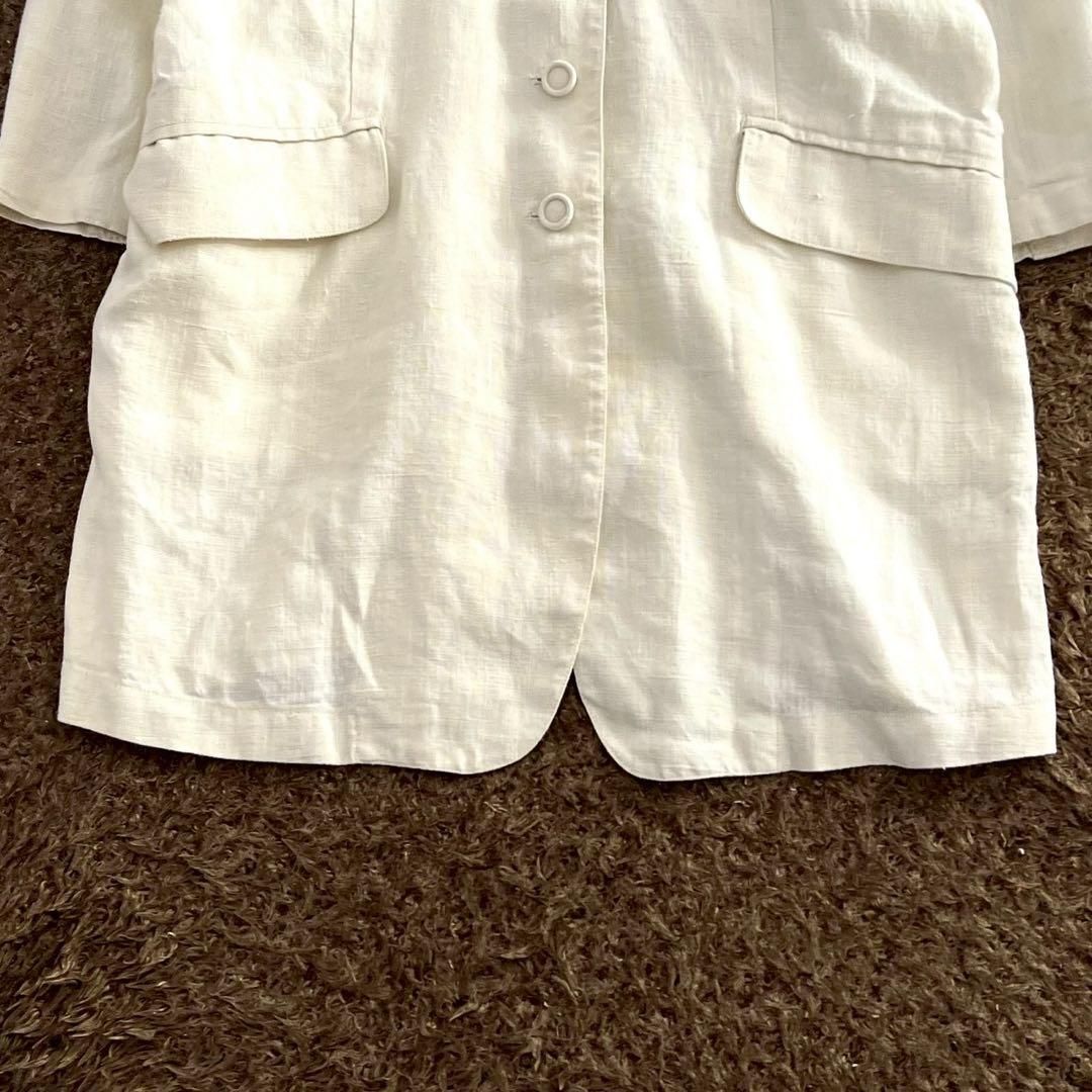 80's ISSEY MIYAKE long jacket Hemp 9 - メルカリ