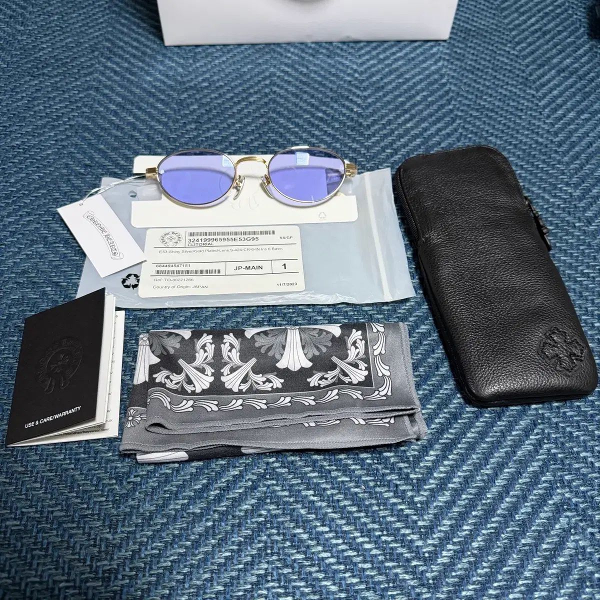 CHROME HEARTS クロムハーツ クリトーリヤル ss/gp SHINee(シャイニー) シルバー/GOLD プレート サングラス
