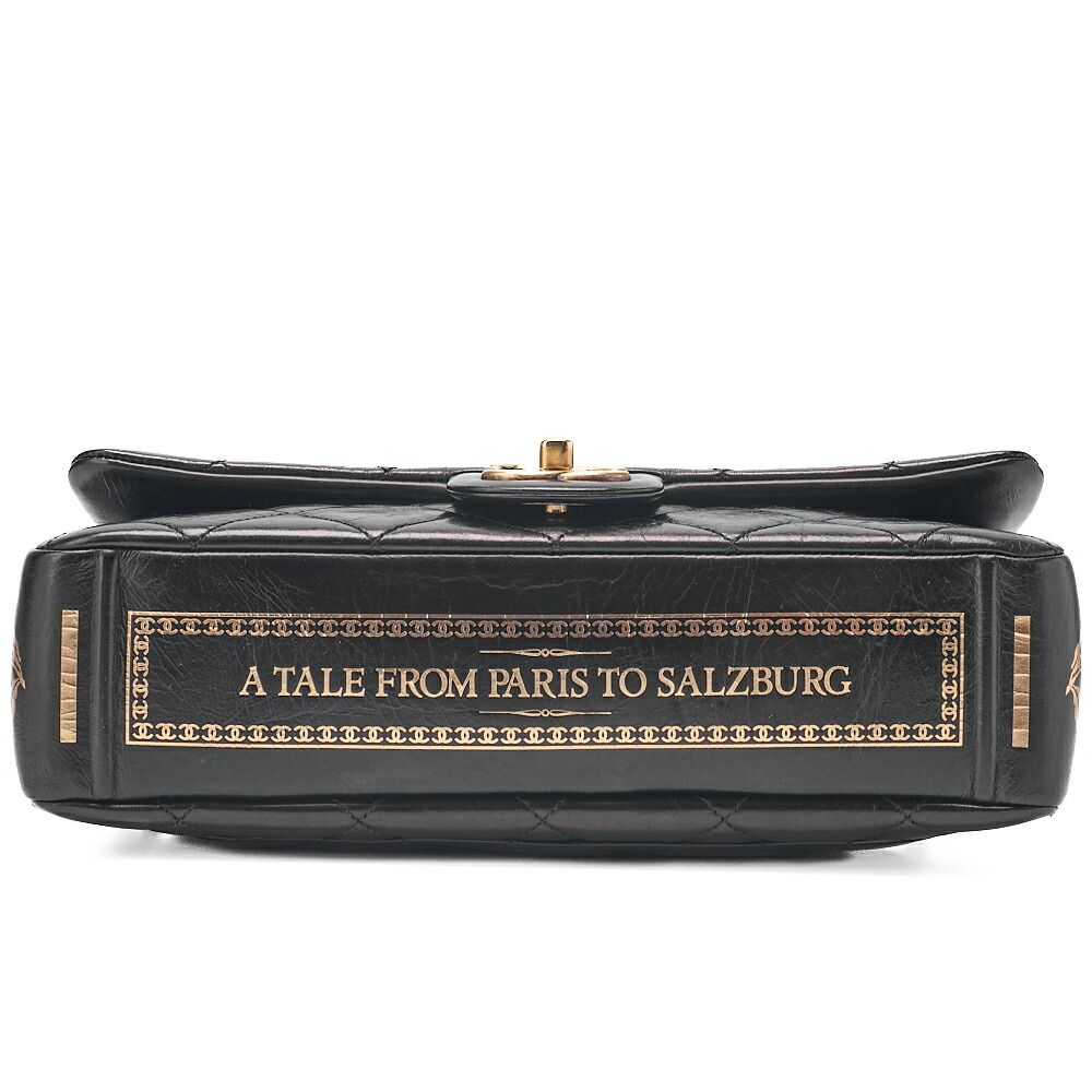 CHANEL シャネル ヴィンテージカーフ マトラッセ シングル チェーン