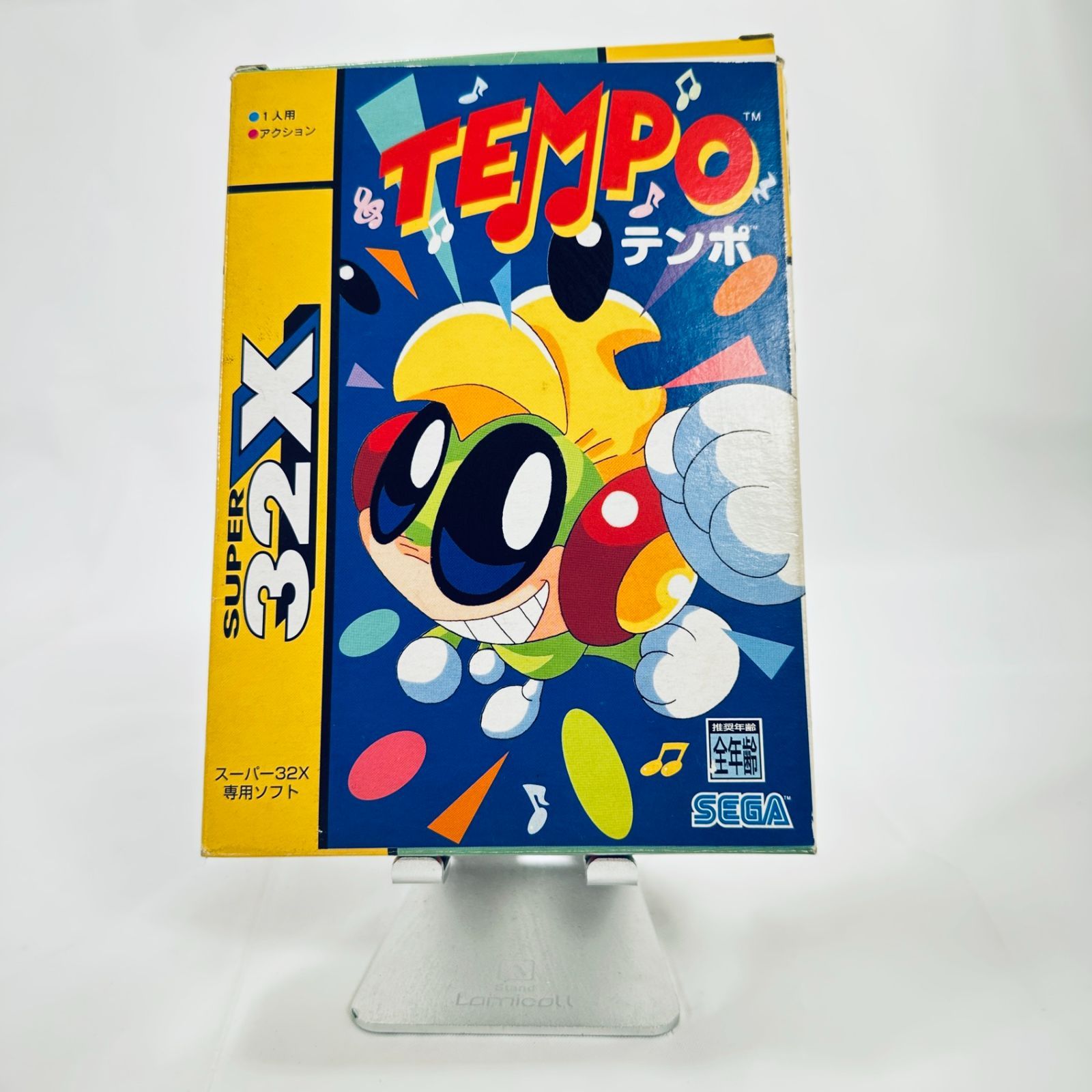 当時品 レア メガドライブ スーパー32X ソフト テンポ TEMPO 説明書