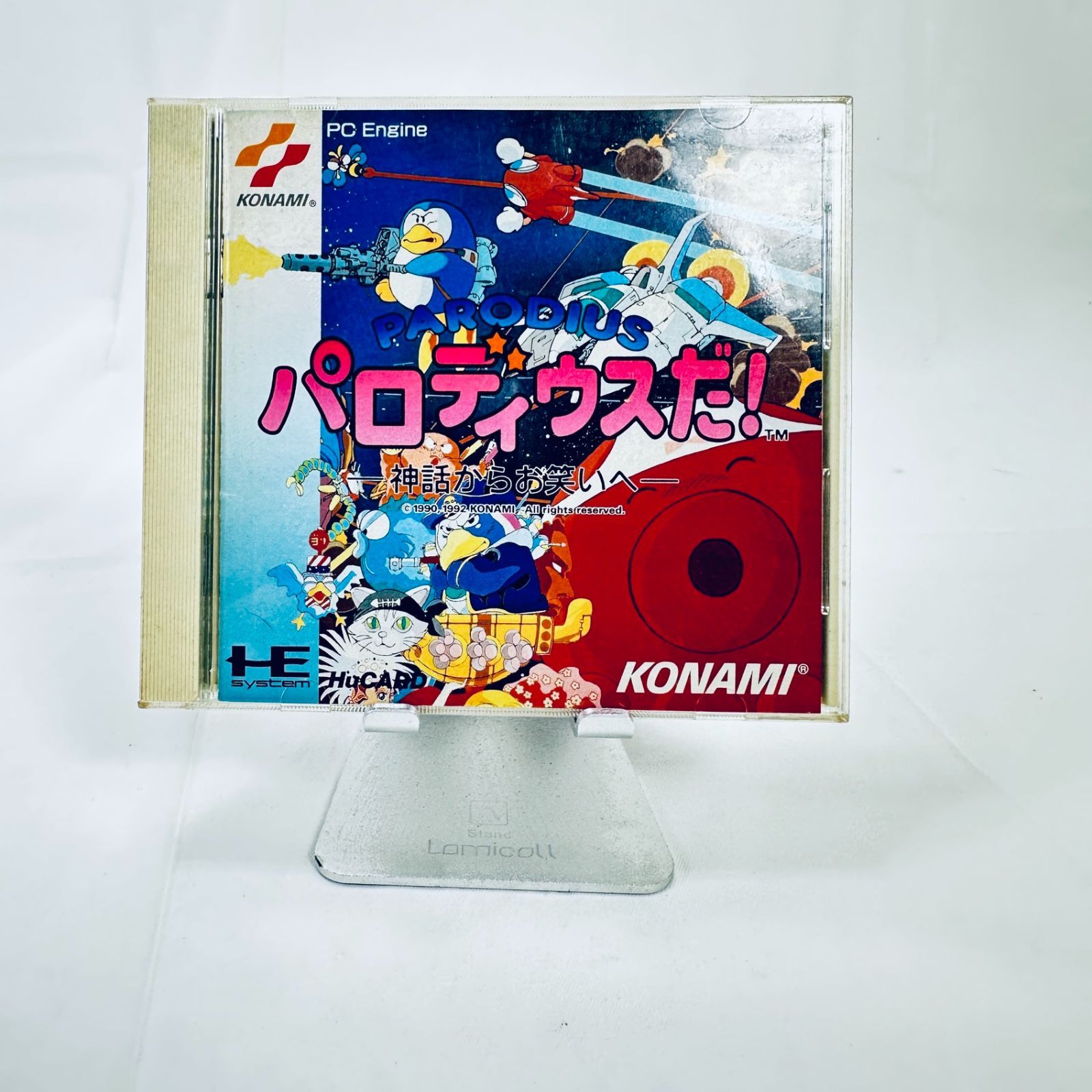 PCエンジン ソフト Huカード パロディウスだ! 神話からお笑いへ 動作品