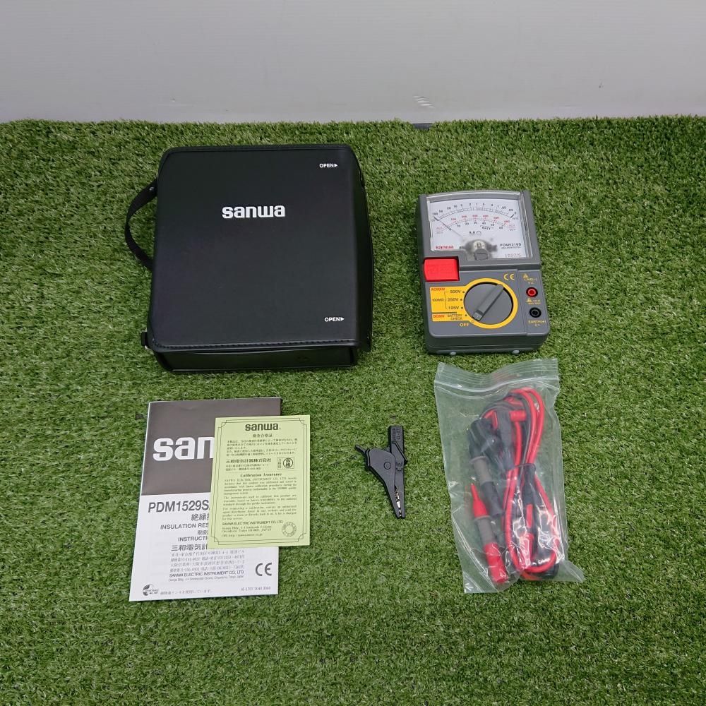 【未使用品】サンワ PDM5219S アナログ絶縁抵抗計 [6182]