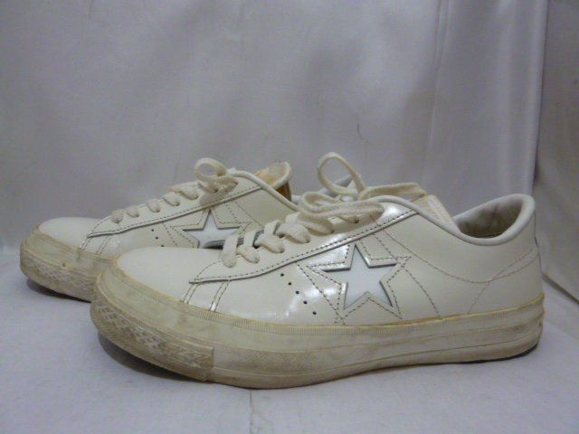 CONVERSE コンバース ONE STAR ワンスター MADE IN JAPAN スニーカー サイズ6 ホワイト シューズ