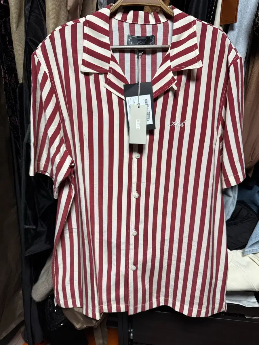 KITH ストライプ シャツ L (新品)