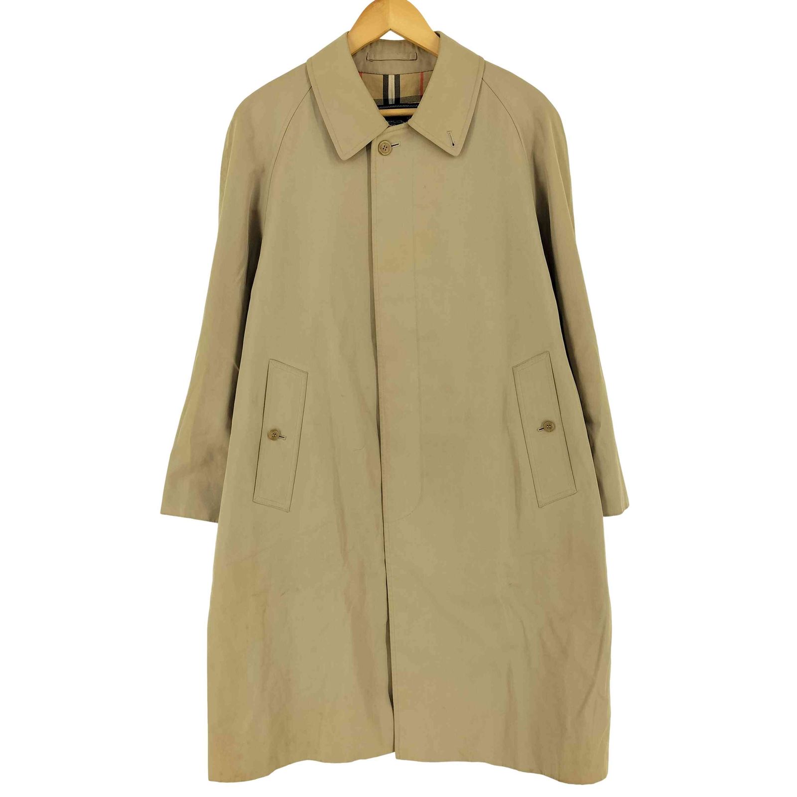 バーバリーズ BURBERRYS 80s 裏地ノバチェック Balmacaan Coat メンズ