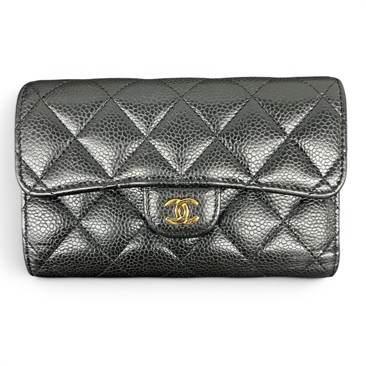 CHANEL 極美品 シャネル マトラッセ クラシック ミディアム フラップ 