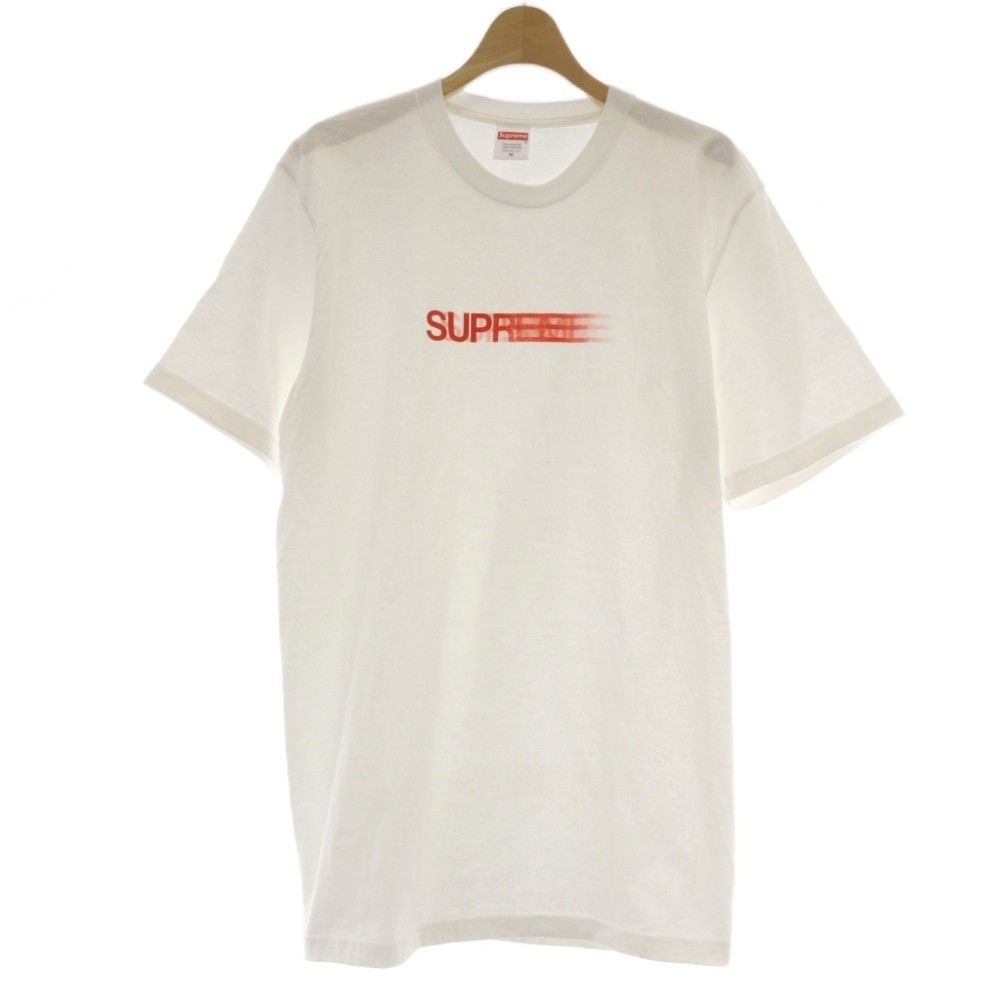 シュプリーム SUPREME motion logo tee モーションロゴ Tシャツ M プリント 半袖 白 ホワイト /AU ■GY69