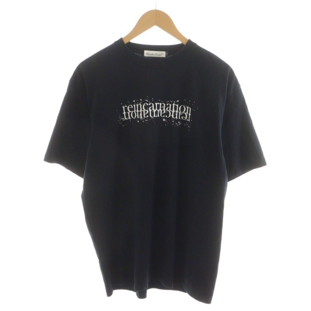 アンダーカバー UNDERCOVER 25SS TEE REINCARNATION Tシャツ カットソー 半袖 プリント 3 黒 ブラック UC1E3804 /AN41 12,168円