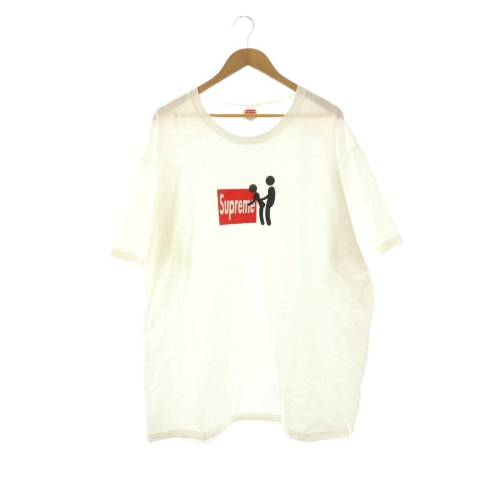 シュプリーム SUPREME 25AW Stack TeeTシャツ 半袖 カットソー XXL ホワイト /HK ■GY68