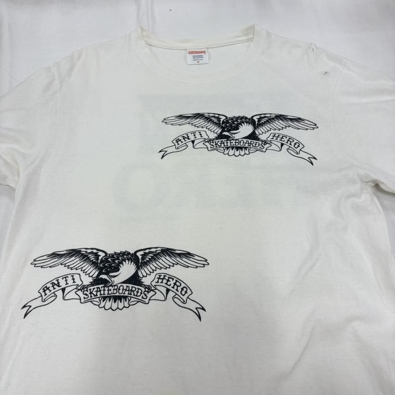 シュプリーム ANTIHERO アンタイヒーロー コラボ 長袖 Tシャツ ロゴ