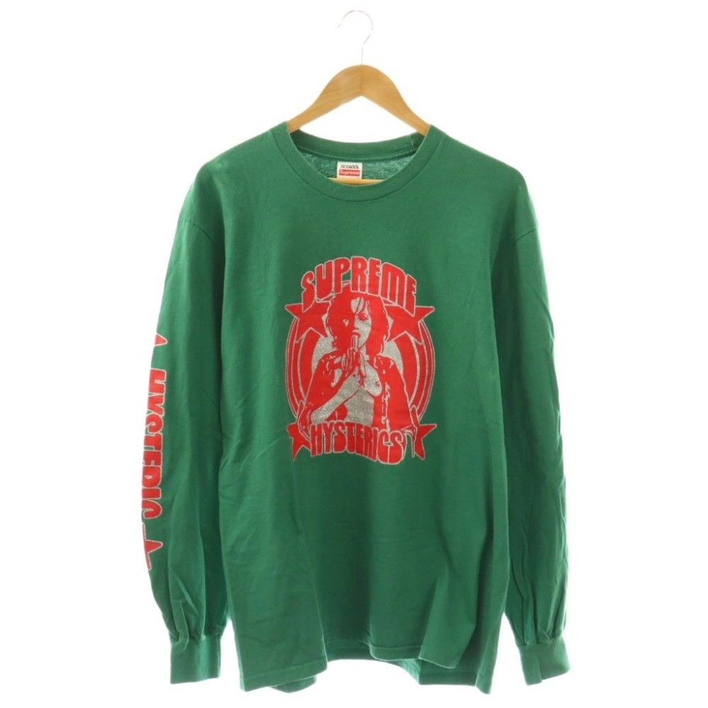 シュプリーム SUPREME ×ヒステリックグラマー 長袖Tシャツ カットソー L グリーン /HK ■OS 14,175円
