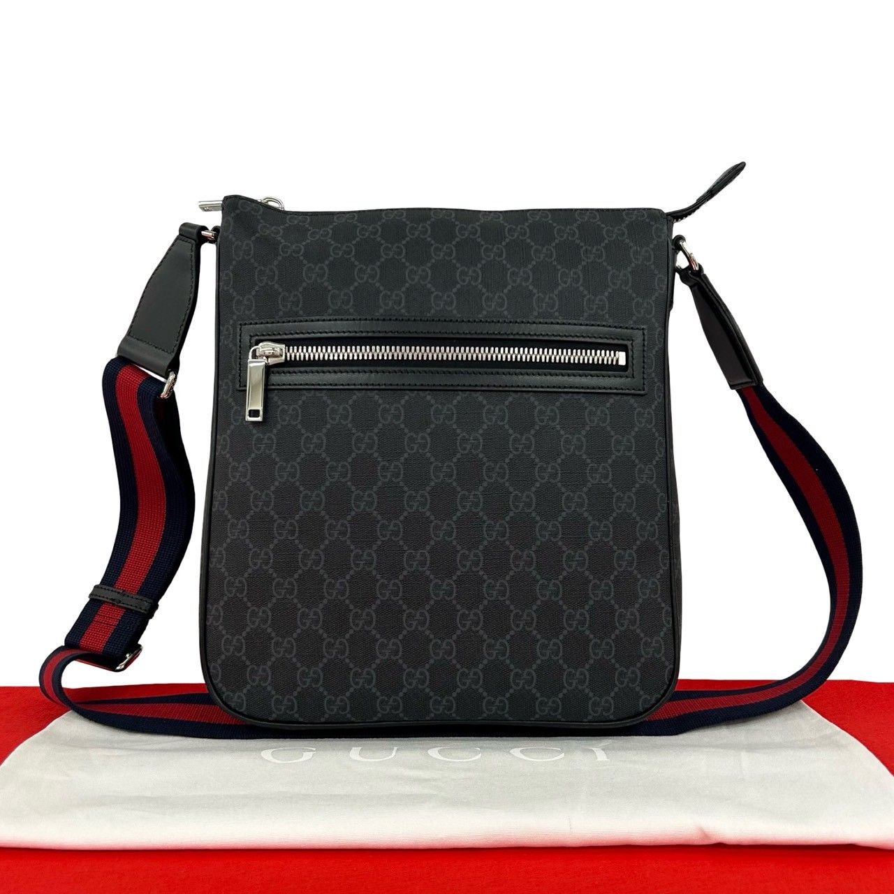 未使用保管品 GUCCI グッチ シェリーライン GGスプリーム ロゴ 柄