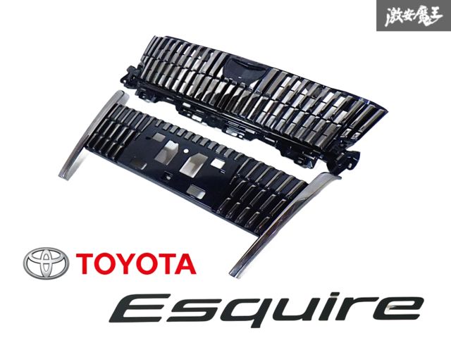 トヨタ 純正 ZRR80G ZRR85G ZWR80G エスクァイア 前期 フロント ラジエーター アッパー ロア グリル 上下セット 53111-28690 53105-28060 T