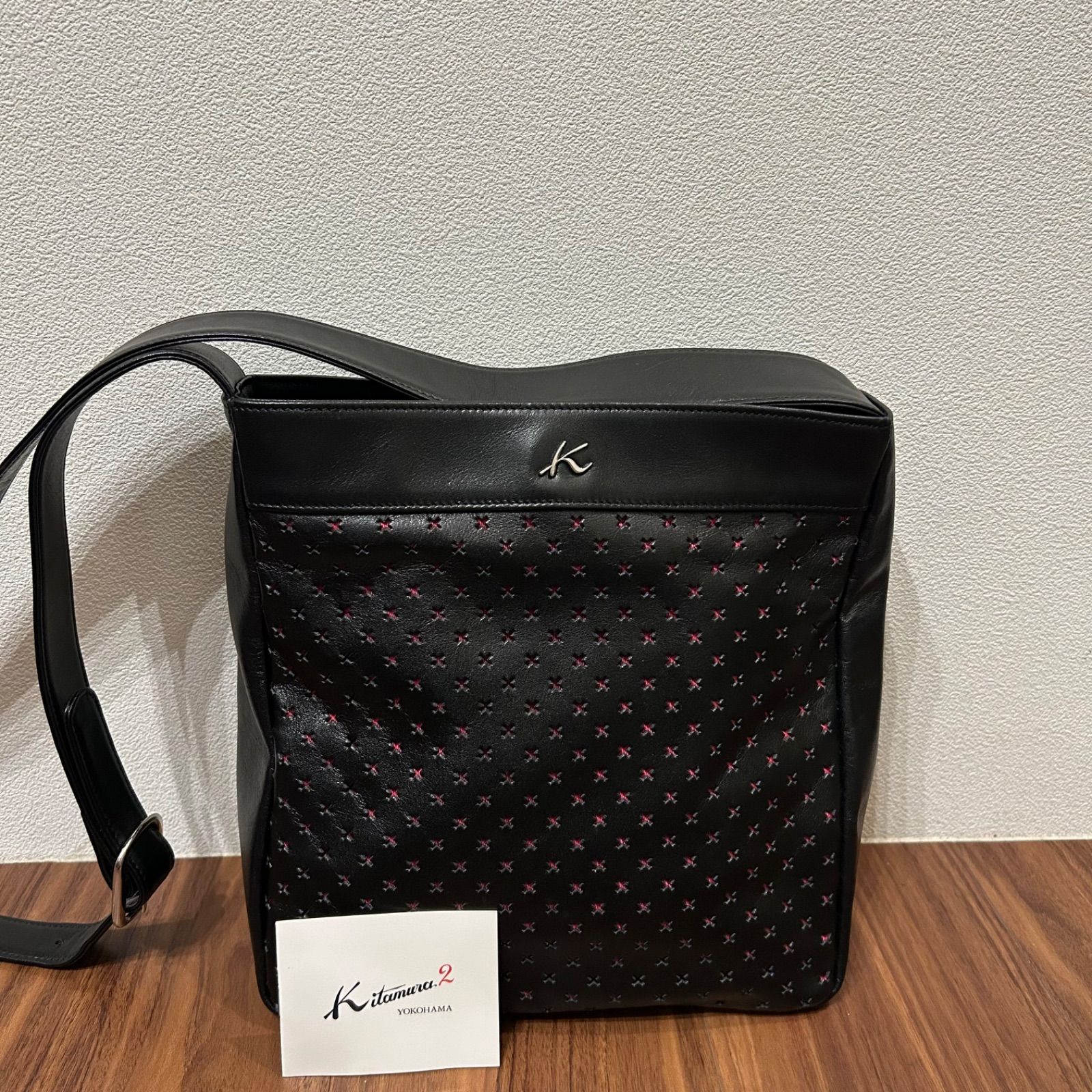 美品 kitamura キタムラ レディース 斜め掛け ショルダーバッグ ポシェット