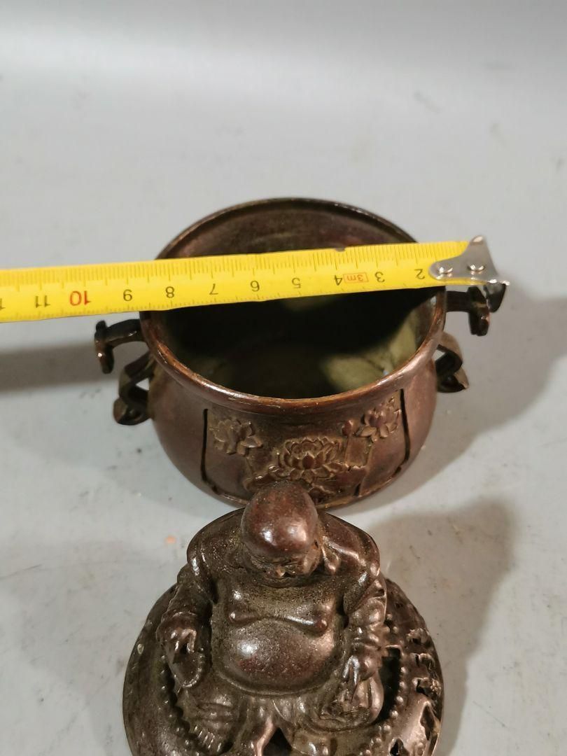 工芸品 弥勒仏の両耳 香炉 装飾品 工芸品美術品 置物
