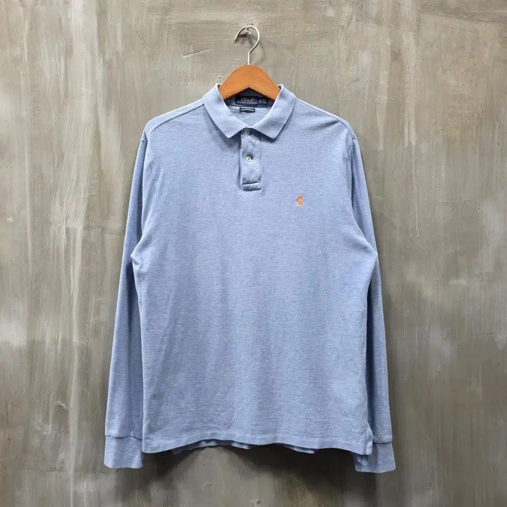 POLO RALPH LAUREN コットン 長袖 ポロTシャツ/メンズ(L)/ST3403