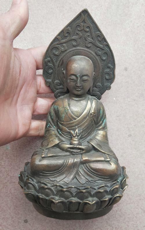 仏教美術 観音菩薩仏像 置物 銅製 仏像 彫刻 置物 開運 風水