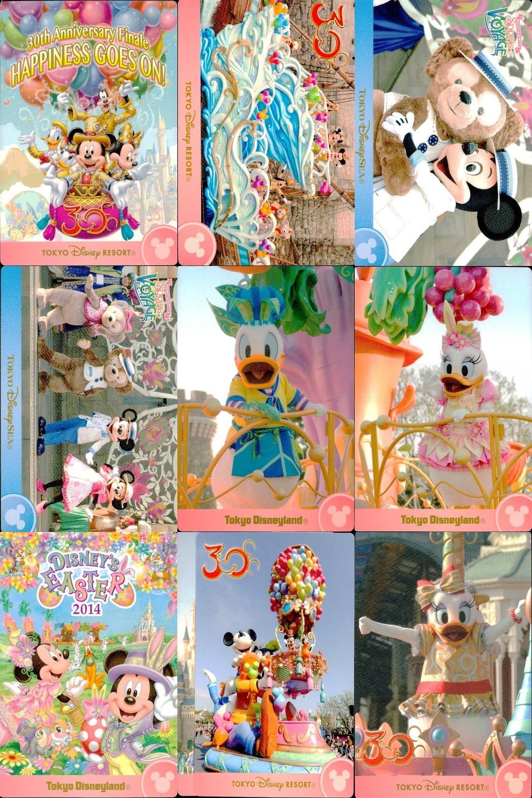 ux419 ディズニー コレクション カード まとめ TDR コレカ 30周年