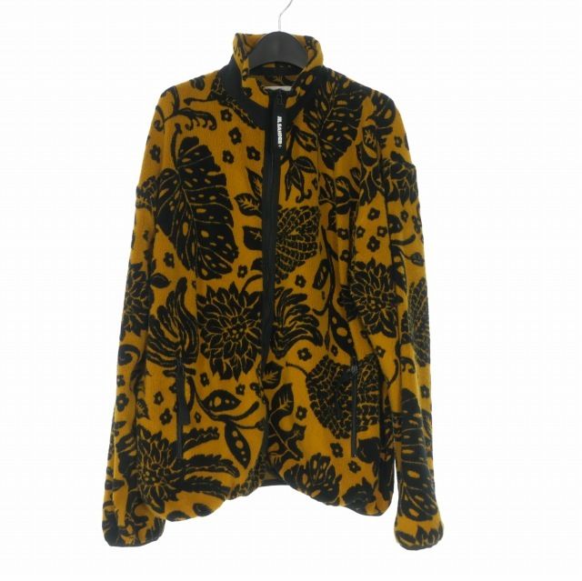 ジルサンダープラス JIL SANDER＋ 総柄 ジプアップ フリースジャケット ブルゾン 長袖 S イエロー/ブラック JPUU707510MU25826821 国内正規
