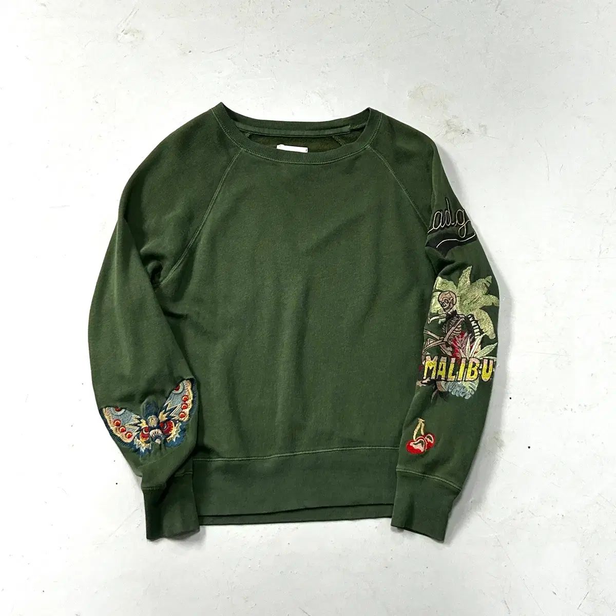 ZADIG&VOLTAIRE ザディグ・エ・ヴォルテール マリブ エンブロイダード スウェットシャツ