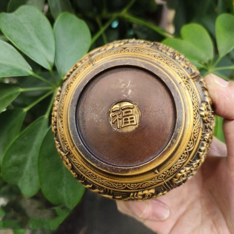 銅 細工 龍鳳 荼葉壺 装飾品 工芸品 美術品 置物 - メルカリ