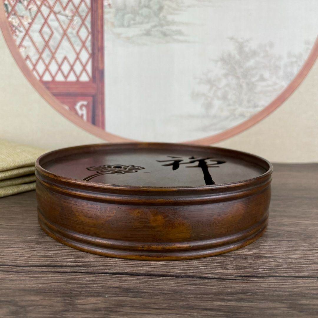 銅 細工 茶道具 禅意茶皿 工芸品 美術品 置物 銅 細工 茶道具 禅意茶皿 工芸品 美術品 置物 - メルカリ