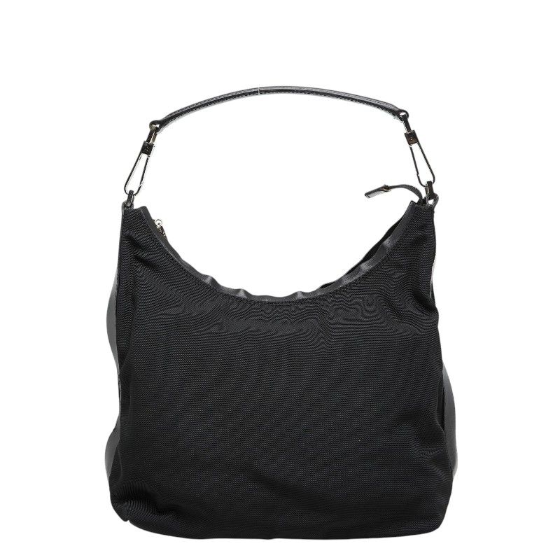 グッチ ワンショルダーバッグ ハンドバッグ 000 0602 ブラック ナイロン レザー レディース GUCCI【1-0267491】