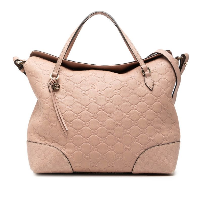 グッチ グッチシマ ハンドバッグ ショルダーバッグ 2WAY 353120 ピンク レザー レディース GUCCI【1-0268645】