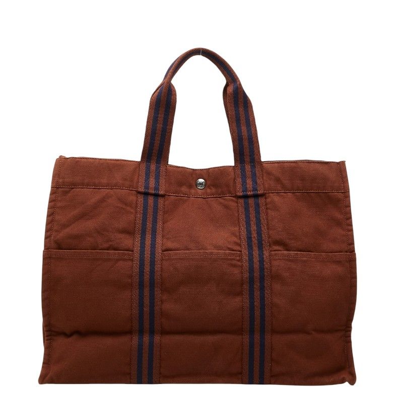 エルメス（HERMES）フールトゥGM トートバッグ エルメス フールトゥGM ハンドバッグ トートバッグ ブラウン ネイビー