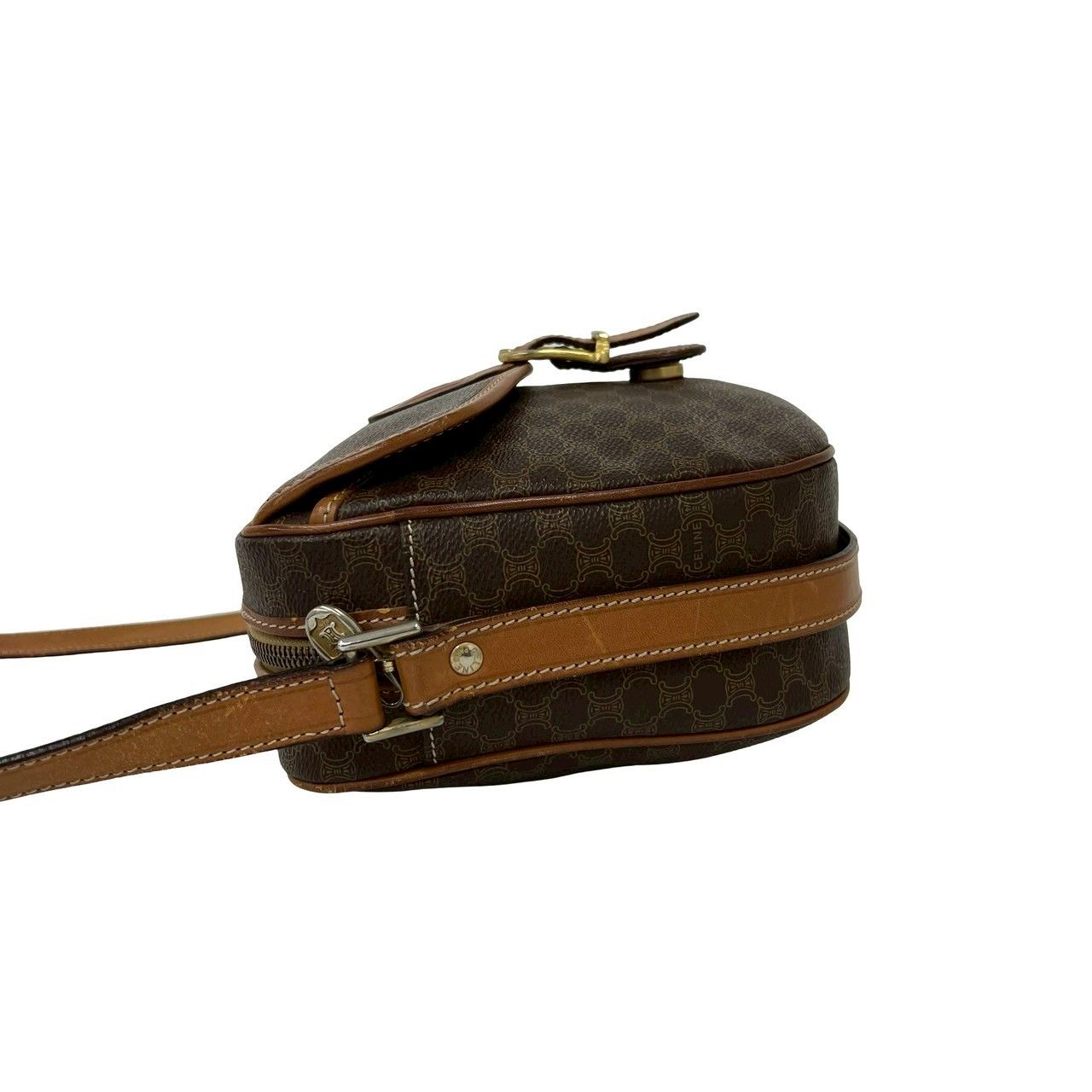 極 美品 CELINE セリーヌ ヴィンテージ マカダム ブラゾン トリオンフ