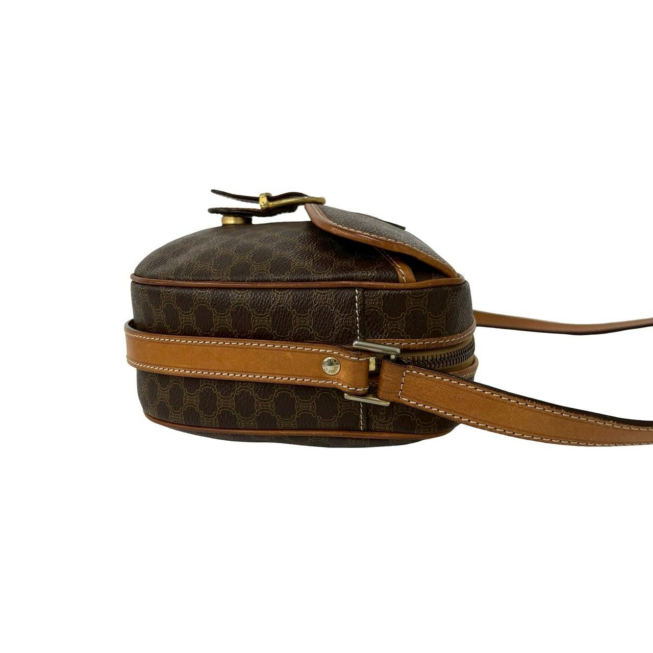 極 美品 CELINE セリーヌ ヴィンテージ マカダム ブラゾン トリオンフ