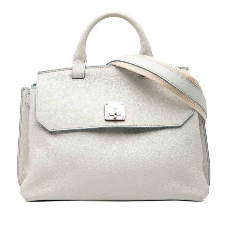 エム シー エム ハンドバッグ ショルダーバッグ リュック コンバーチブル バックパック 3WAY グレー レザー レディース MCM【1-0269857】