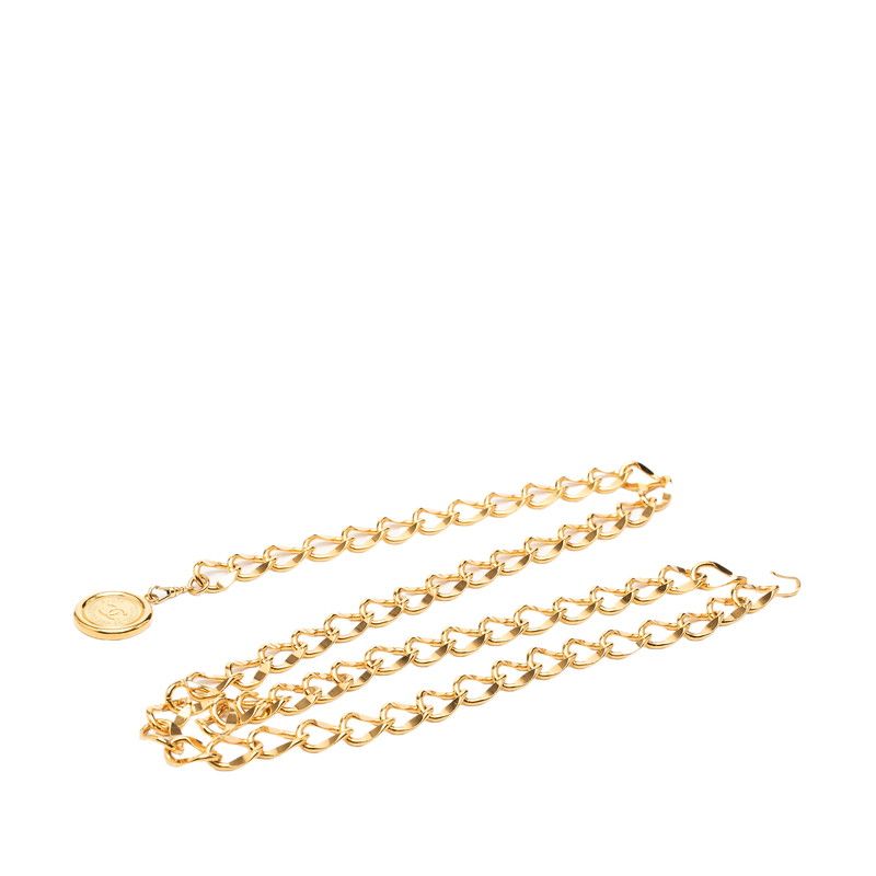 シャネル ココマーク 31 RUE CAMBON ル カンボン チェーン ベルト ゴールド メッキ レディース CHANEL【1-0269908】