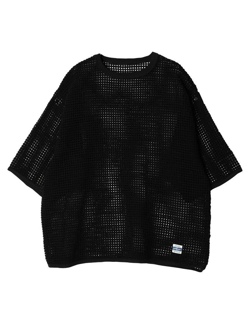 ARMY TWILL アーミーツイル COTTON MESH TEE AM-2613002 BLACK コットンメッシュティー ミリタリー
