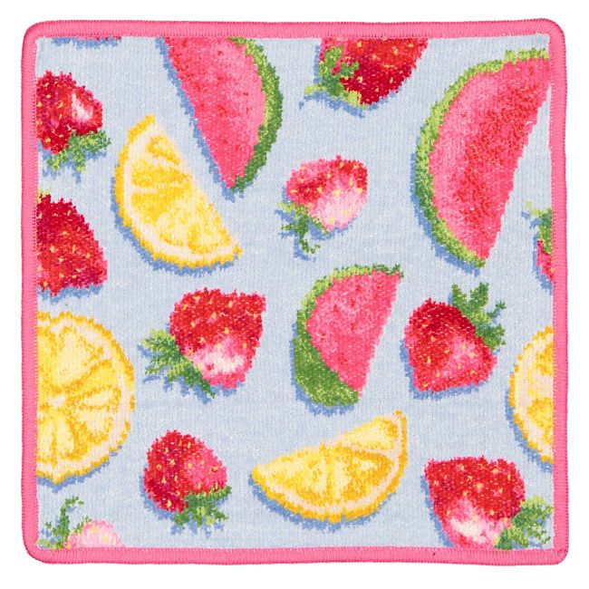 新作】フェイラー ハンカチ ハンドタオル Summer Fruits スイカ レモン