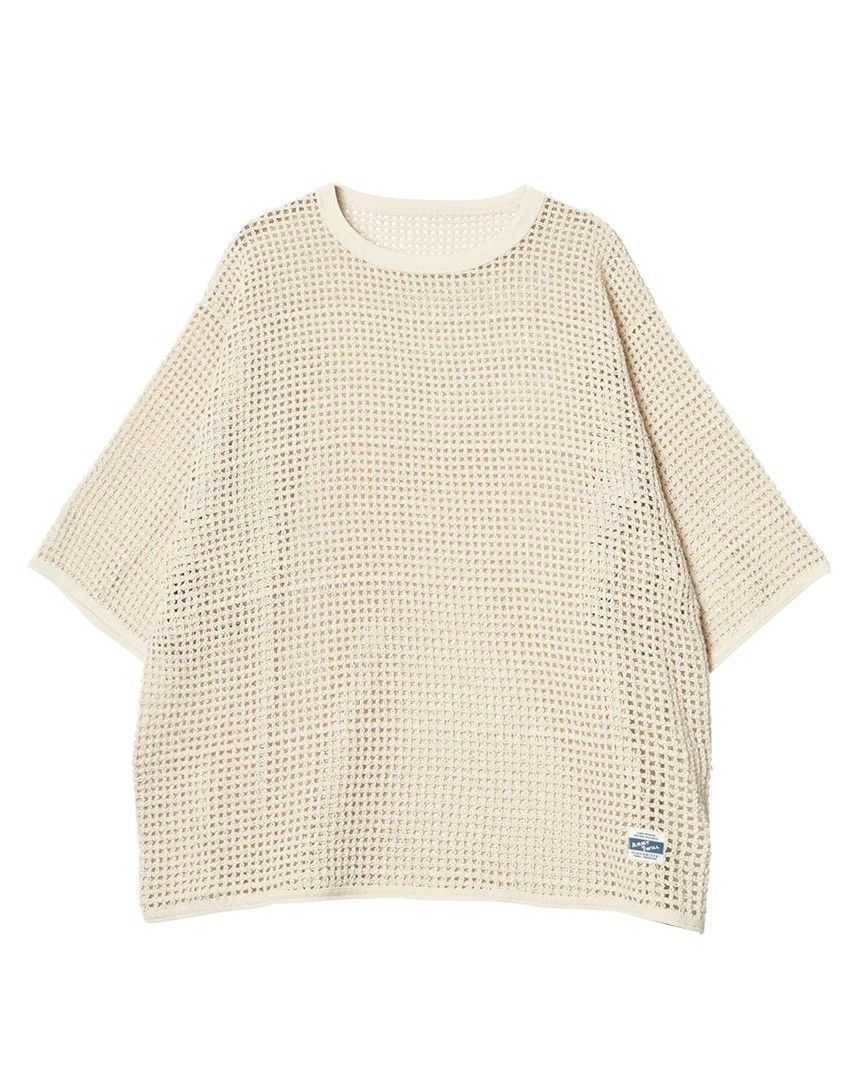 ARMY TWILL アーミーツイル COTTON MESH TEE AM-2613002 ECRU コットンメッシュティー ミリタリー
